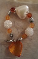 Orange Heart 2 Scissorfob